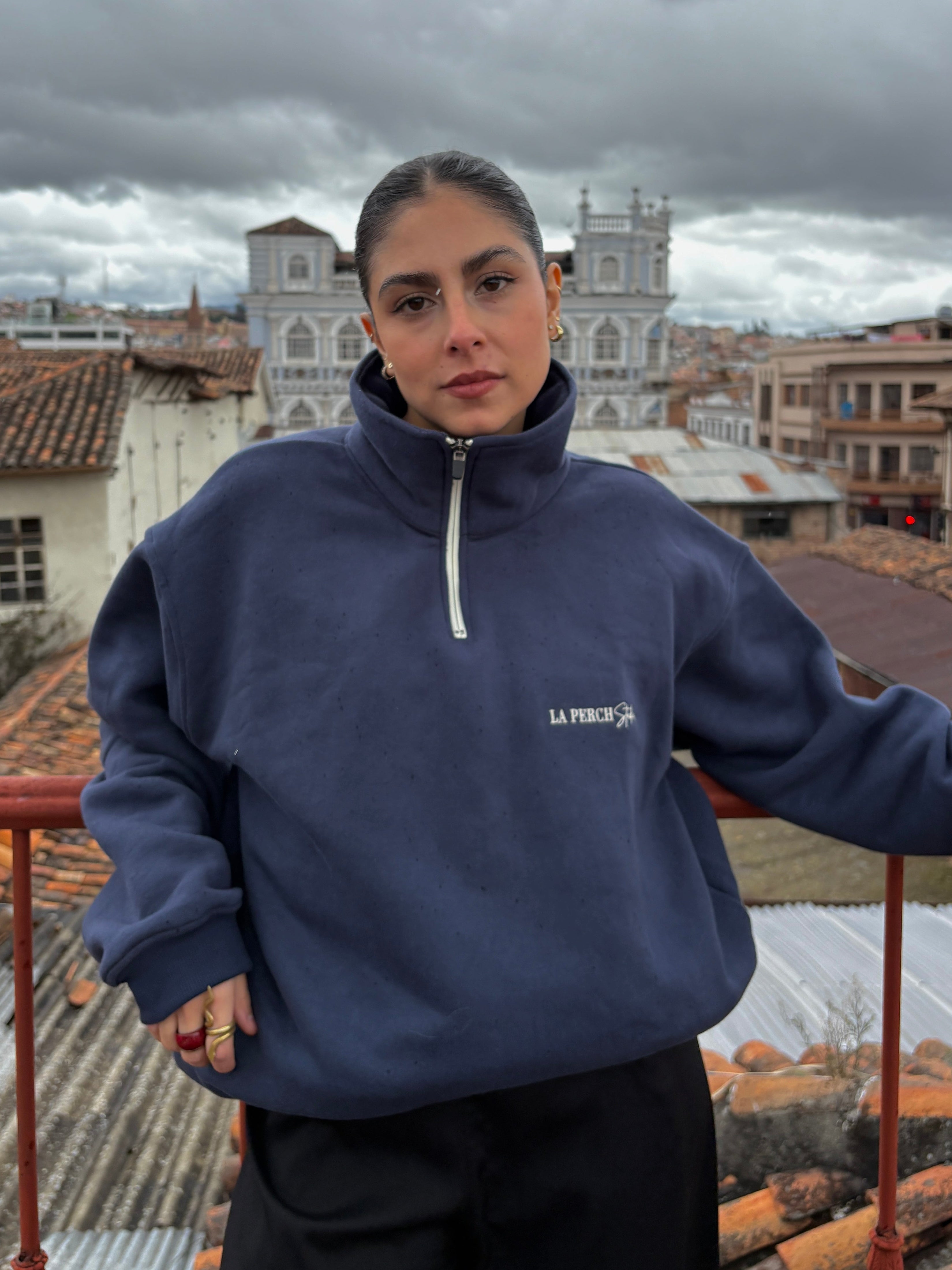 HOODIE ZIP 3/4