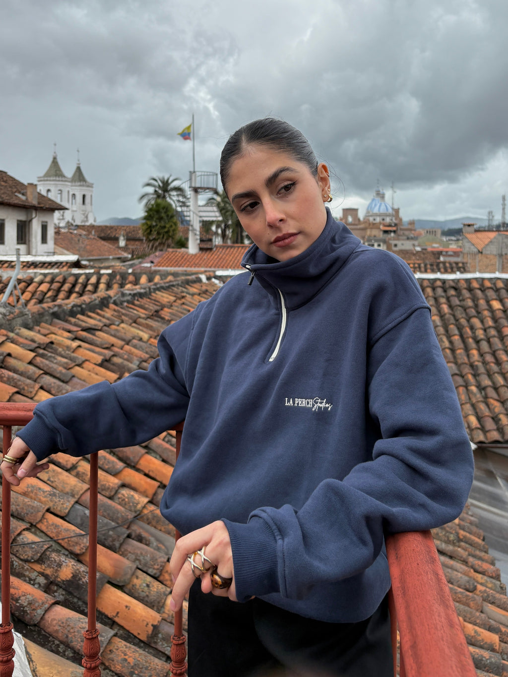 HOODIE ZIP 3/4