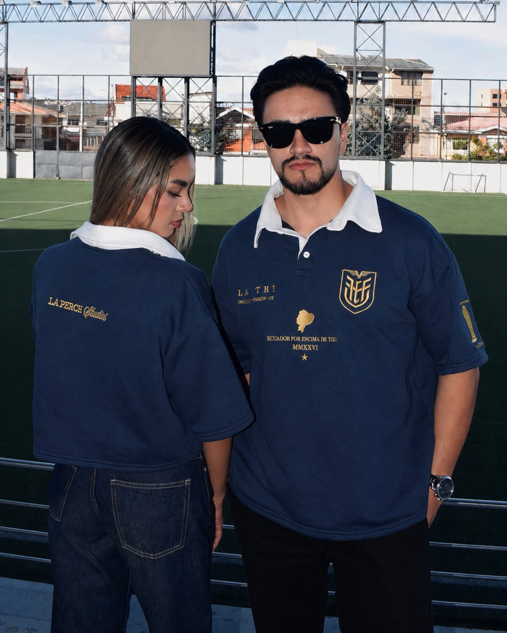 POLO ECUADORIAN TASTE BLUE PRINT