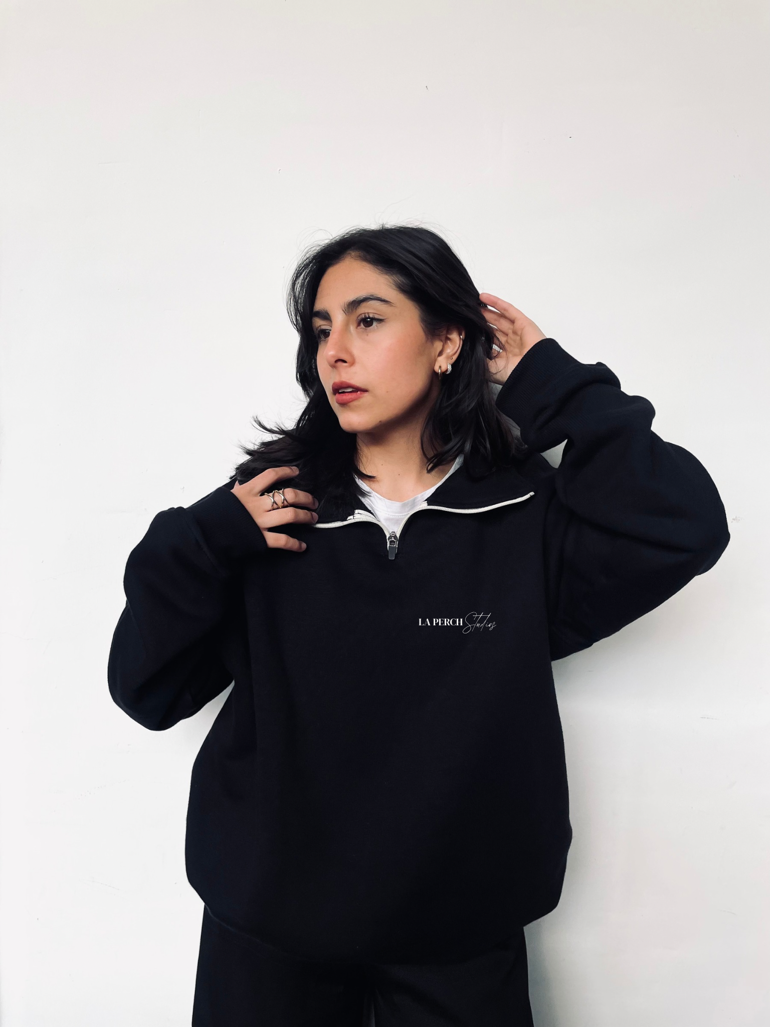 HOODIE ZIP 3/4