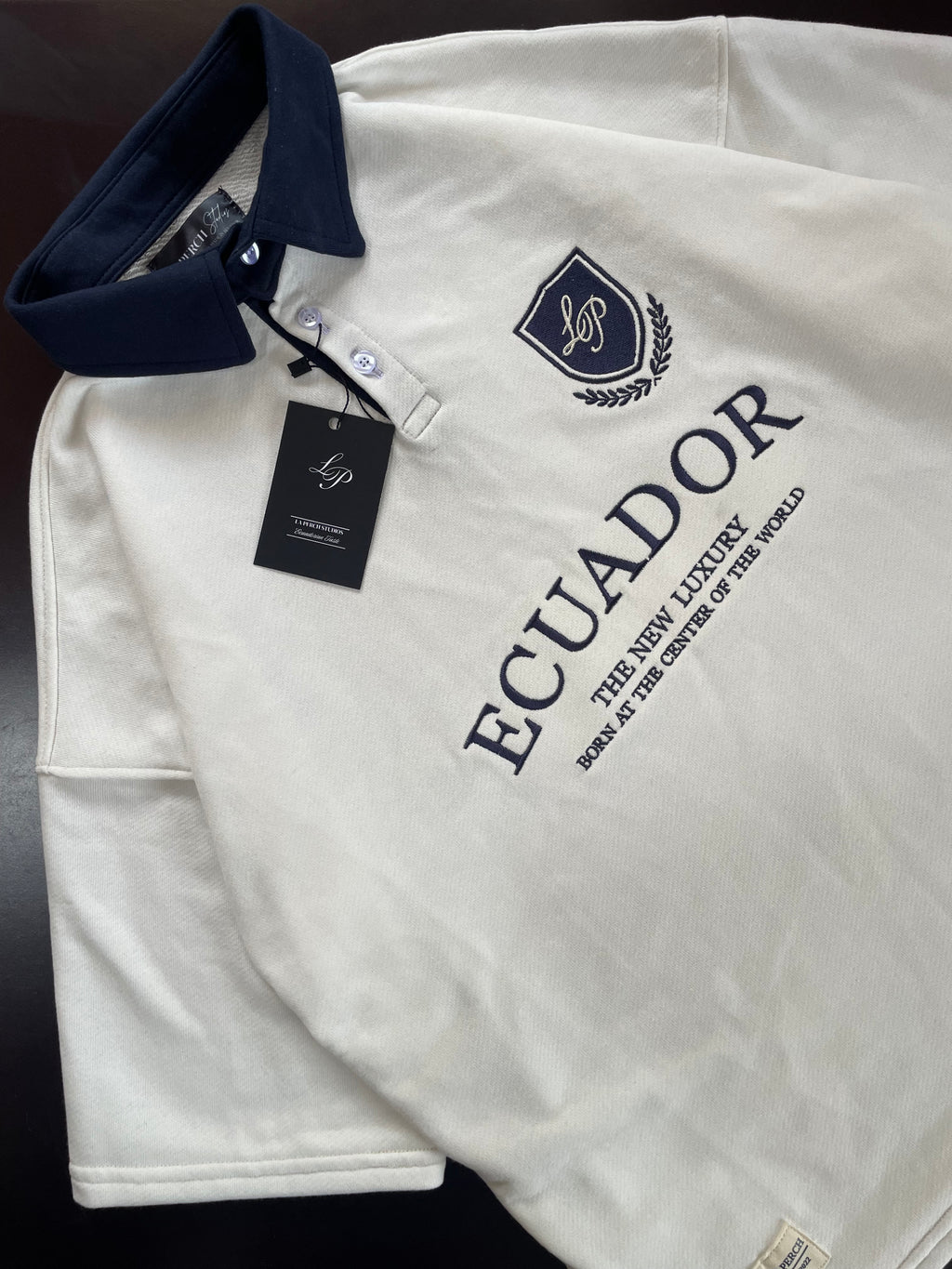POLO ECUADORIAN LUXURY  BEIGE CRUDO