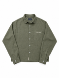 LINEN SHIRT - OLIVE GREEN