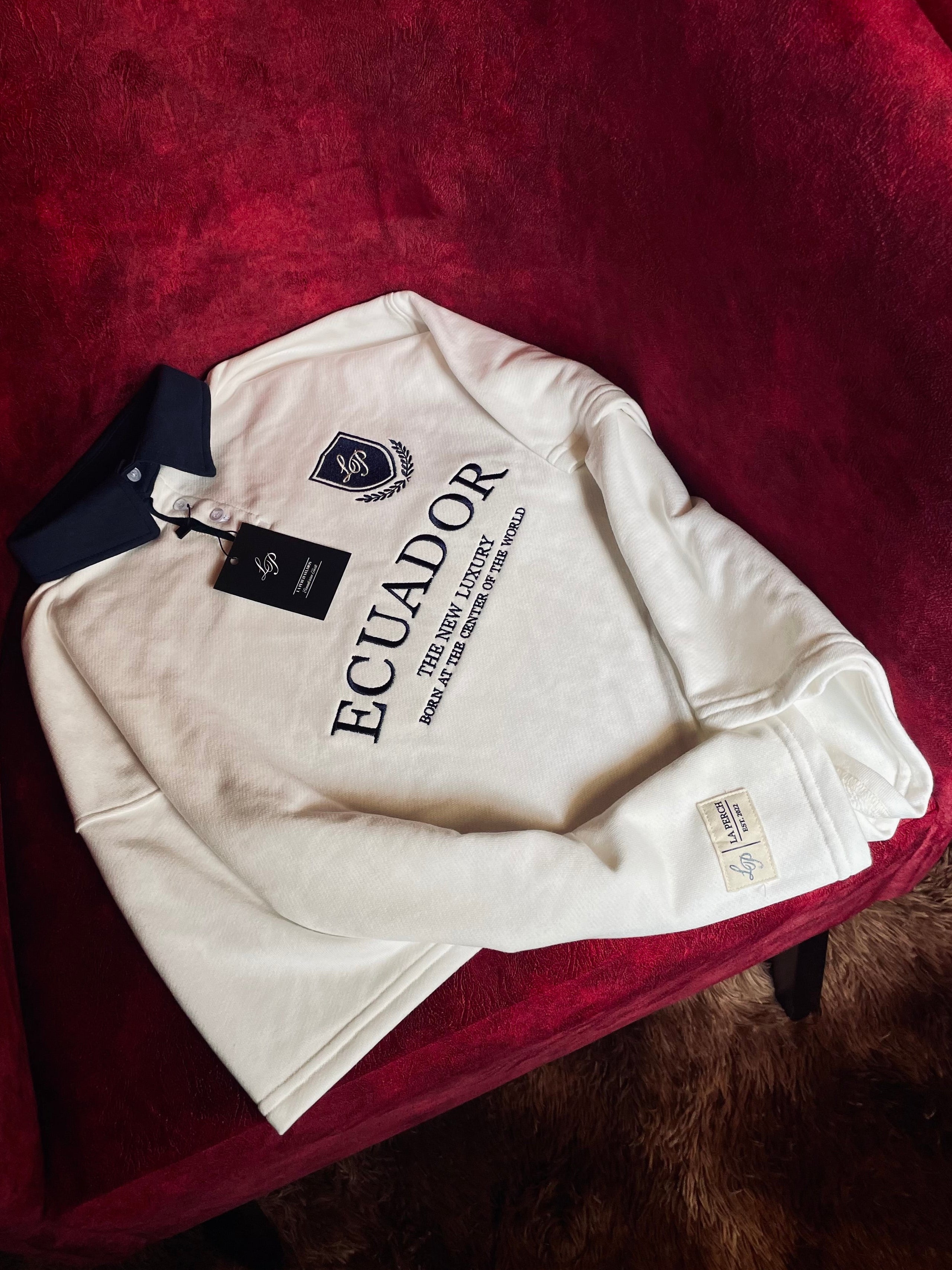 POLO ECUADORIAN LUXURY  BEIGE CRUDO