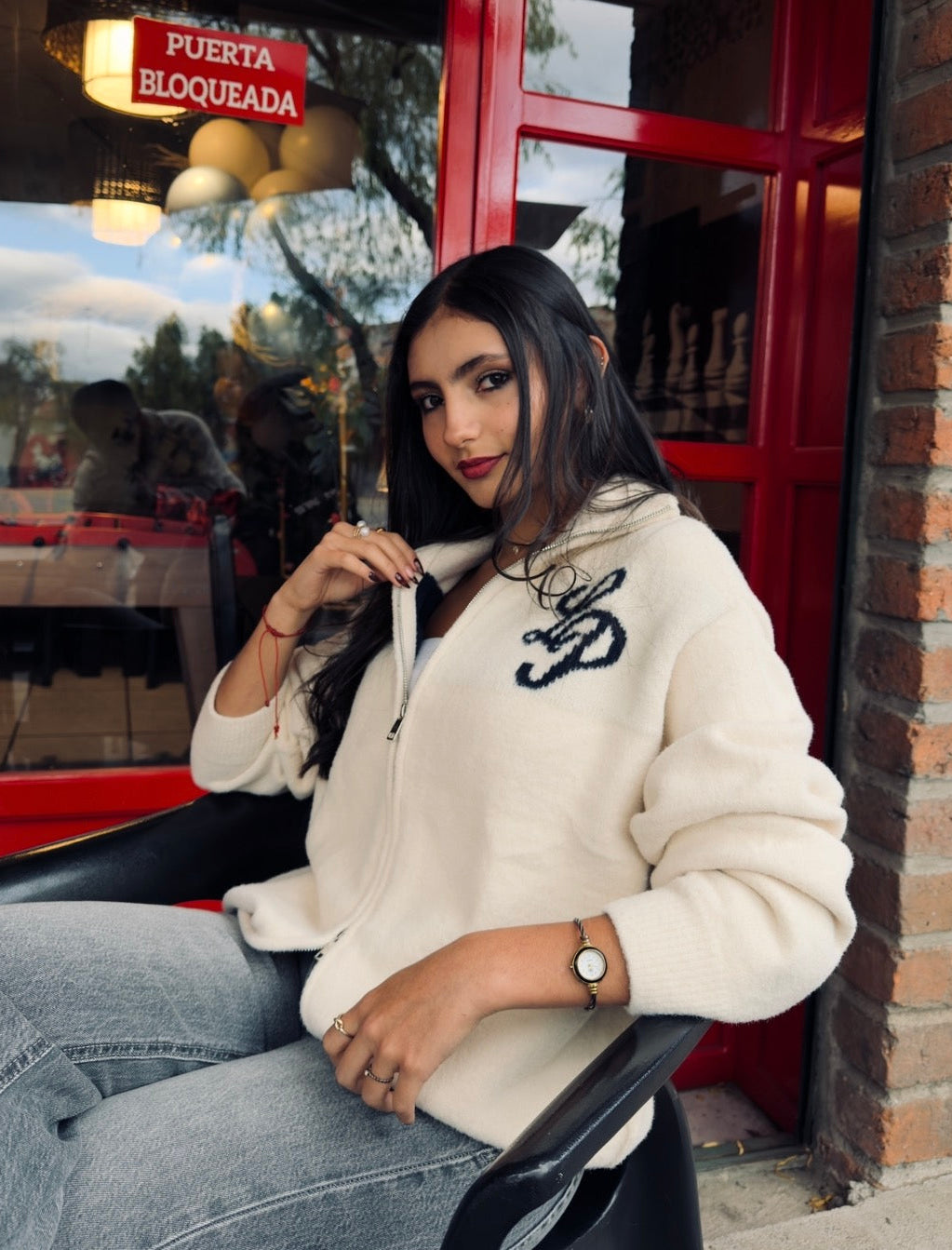 KNITTED SWEATER HAVANA BROWN