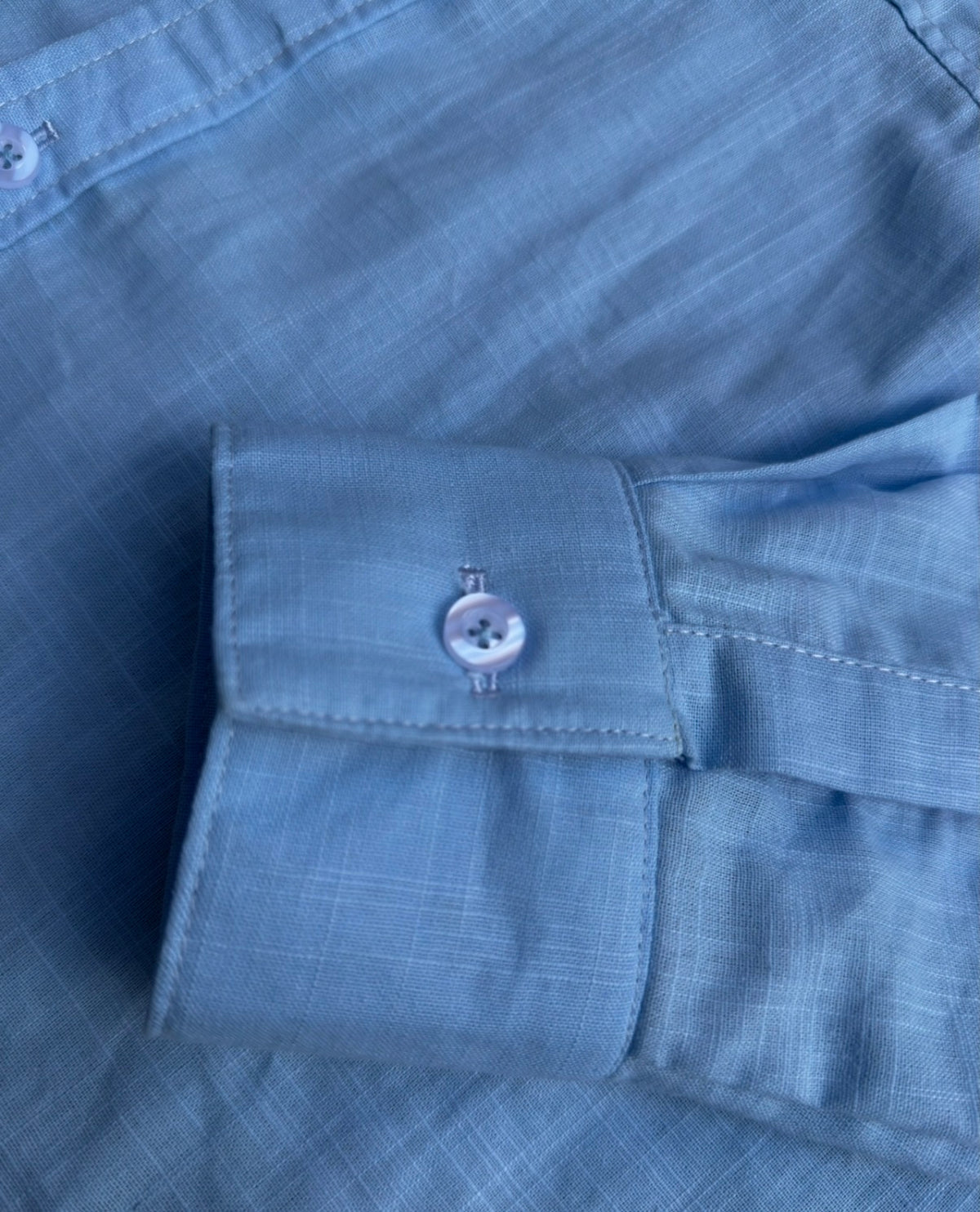 LINEN SHIRT - SKY BLUE